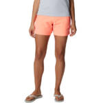 Columbia PFG Tidal II Shorts Women S Coral Glow Pull On Elastic Waistband