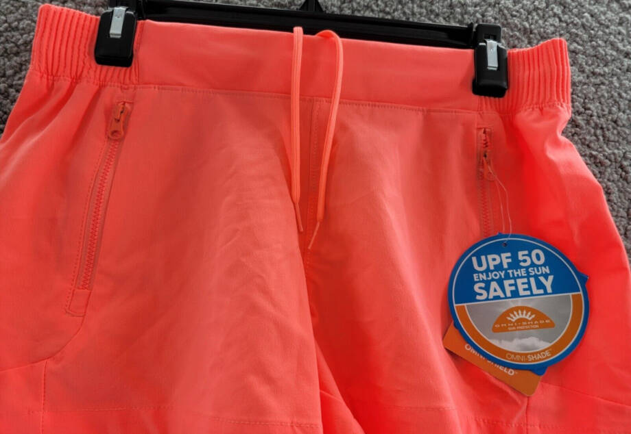 Columbia PFG Tidal II Shorts Women S Coral Glow Pull On Elastic Waistband