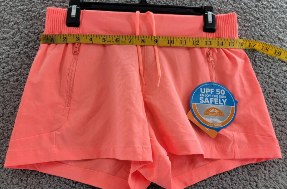 Columbia PFG Tidal II Shorts Women S Coral Glow Pull On Elastic Waistband