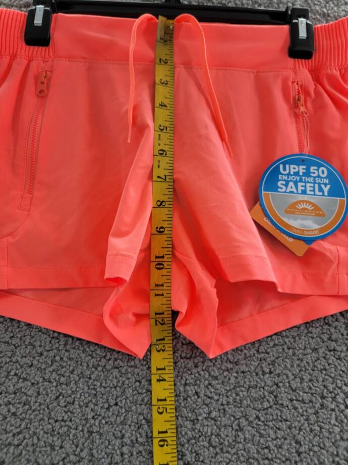 Columbia PFG Tidal II Shorts Women S Coral Glow Pull On Elastic Waistband