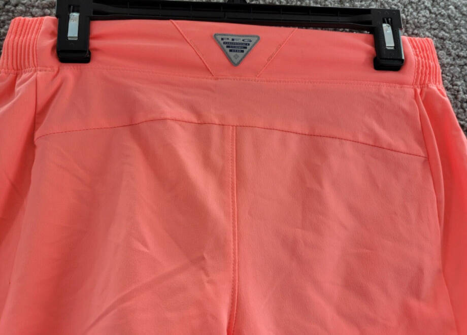 Columbia PFG Tidal II Shorts Women S Coral Glow Pull On Elastic Waistband