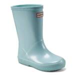 Hunter Waterproof Classic Nebula Rain Boots Little Girls' 24 US 8 Blue Pull-On