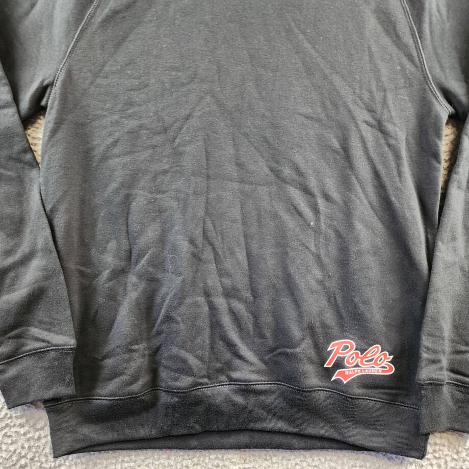 Polo Ralph Lauren Brushed Fleece Sleep Shirt Men's M Black Pullover Style L/S