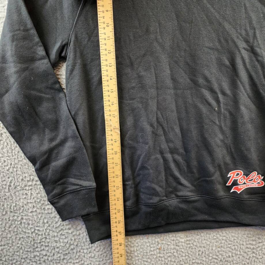 Polo Ralph Lauren Brushed Fleece Sleep Shirt Men's M Black Pullover Style L/S