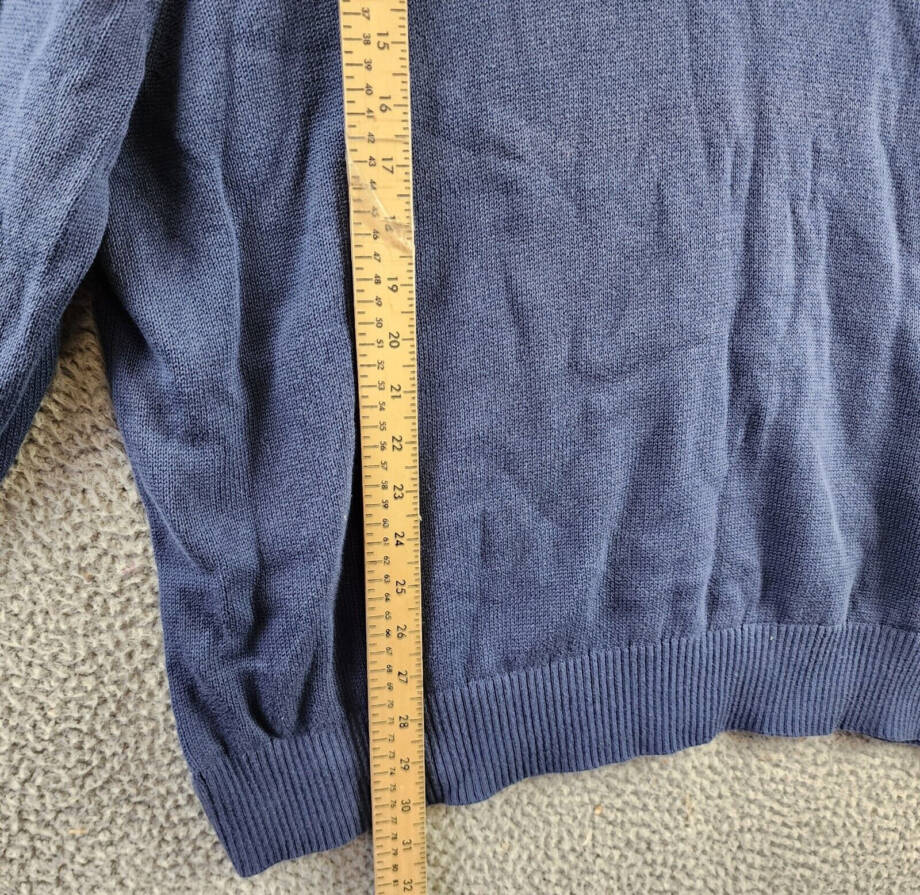 The Men's Store at Bloomingdale's Cotton Crewneck Sweater Men's XXL Dark Coronet