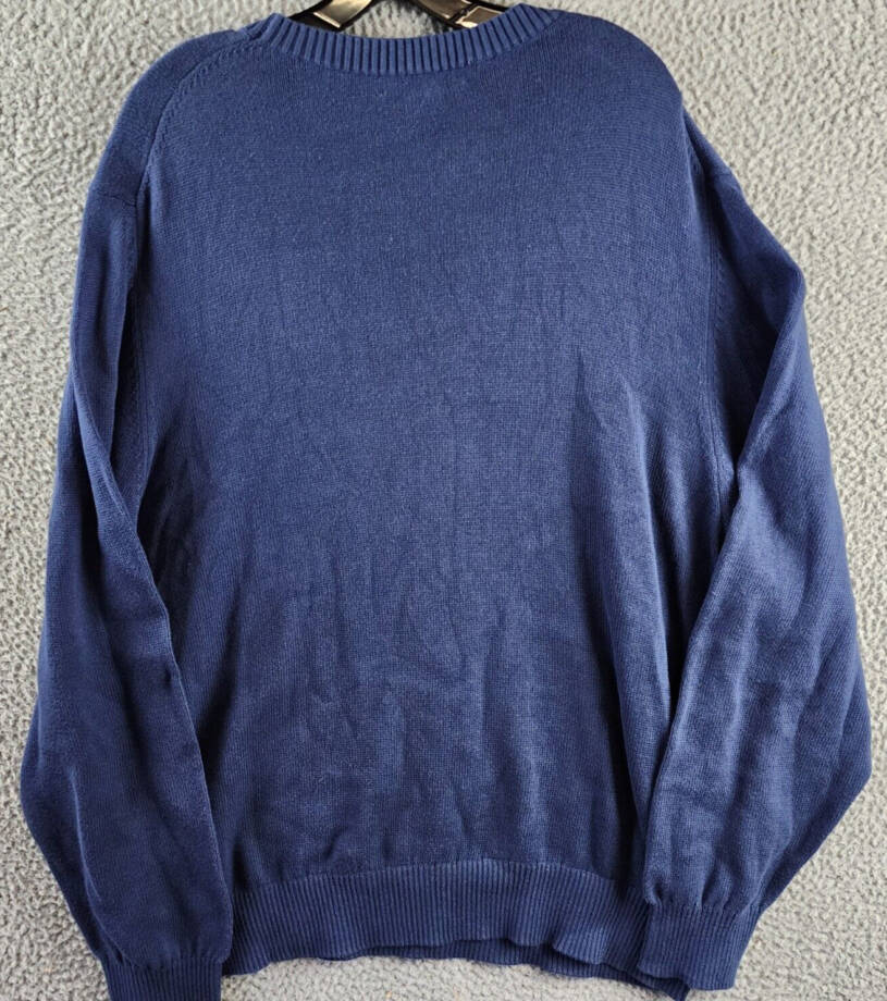 The Men's Store at Bloomingdale's Cotton Crewneck Sweater Men's XXL Dark Coronet