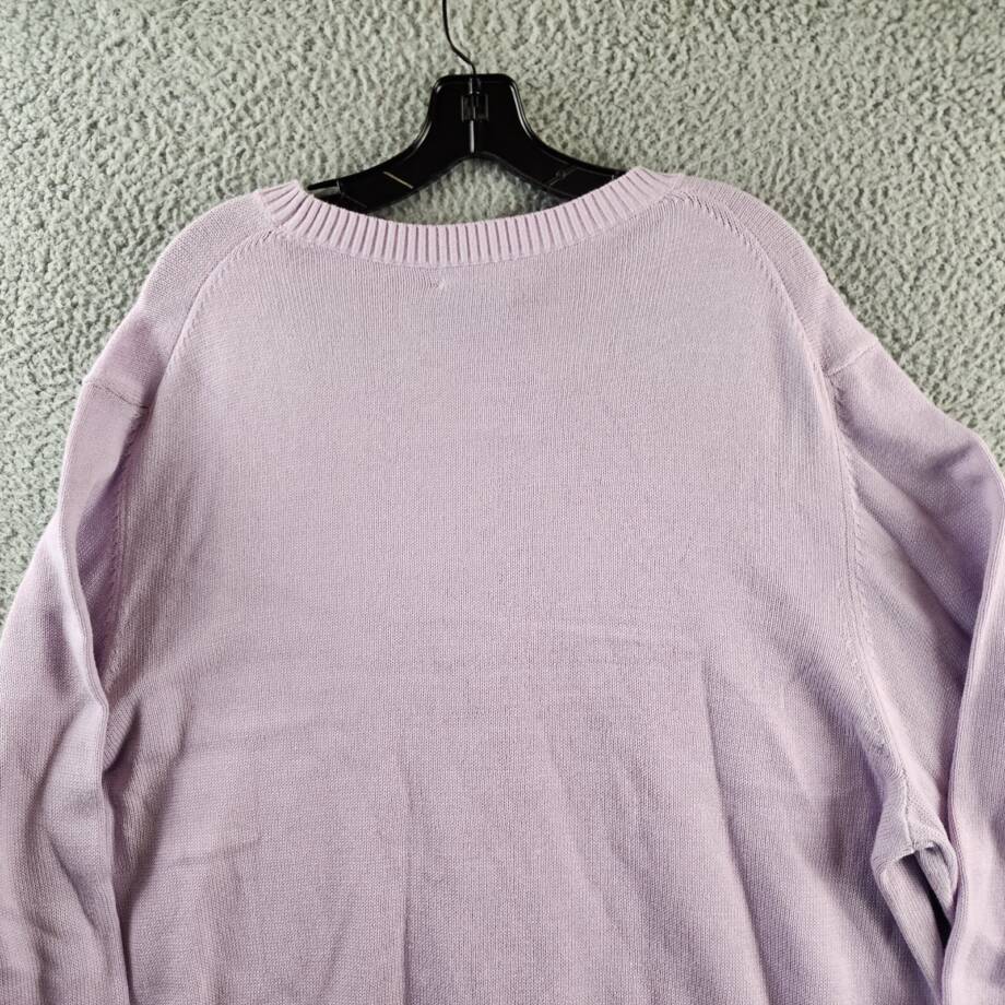 The Men's Store at Bloomingdale's Cotton Crewneck Sweater Men's XXL Lavender L/S