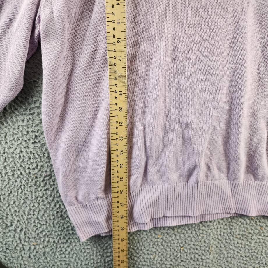 The Men's Store at Bloomingdale's Cotton Crewneck Sweater Men's XXL Lavender L/S
