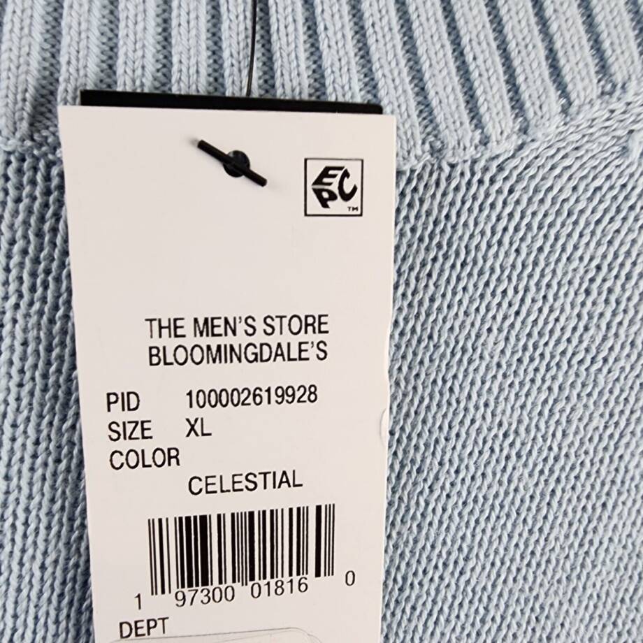 The Men's Store at Bloomingdale's Crewneck Sweater Men's XL Celestial Pullover