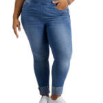 Tommy Hilfiger Plus Size TH Flex Gramercy Pull-On Skinny Jeans Women's 16W Multi