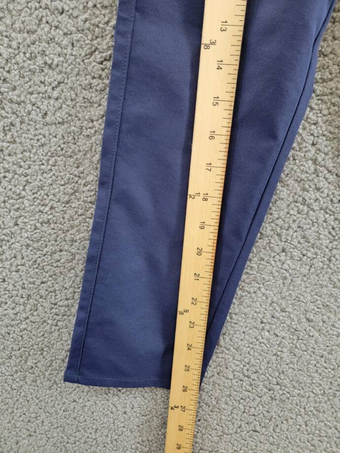 Peter Millar Youth Performance Twill Pants Boys XS (5-6) Navy Button Zip Closure