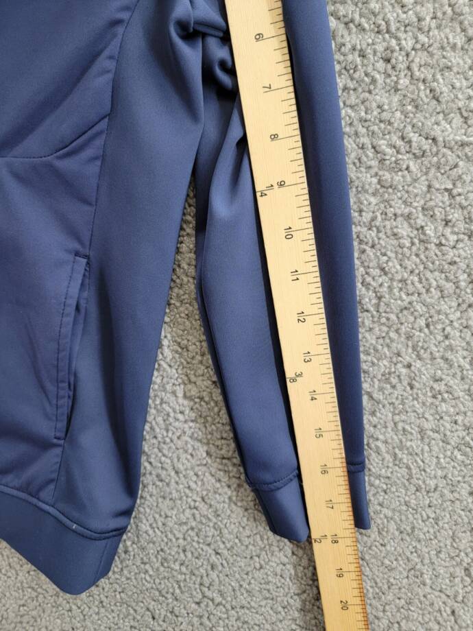 Peter Millar Pursuit Half Snap Zip Hoodie Boys' S Navy Side Pockets Long Sleeve