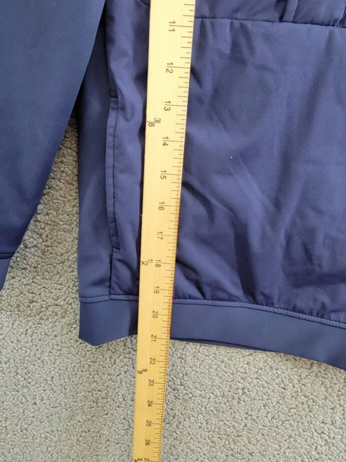 Peter Millar Pursuit Half Snap Zip Hoodie Boys' S Navy Side Pockets Long Sleeve