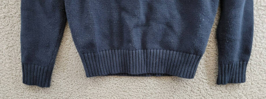 Polo Ralph Lauren Reindeer Wool Blend Shawl Sweater Boys' M (10-12) Navy Multi