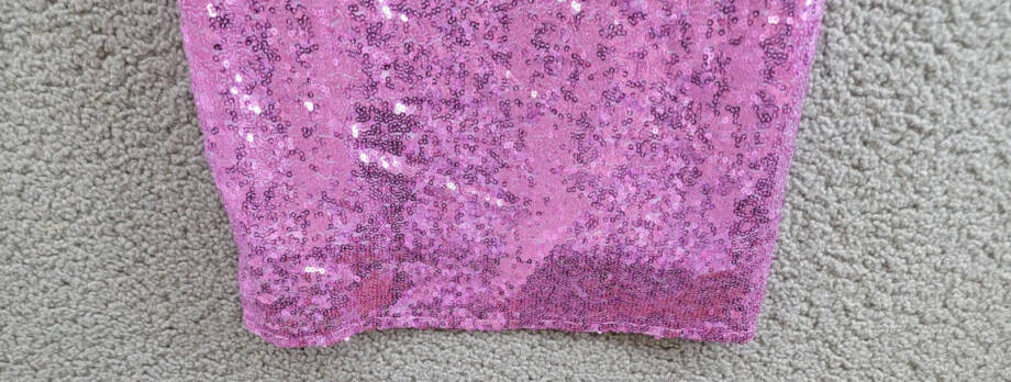With Jules Sleeveless Sequin Bodycon Dress Big Girls L Lilac Round Neck Pullover