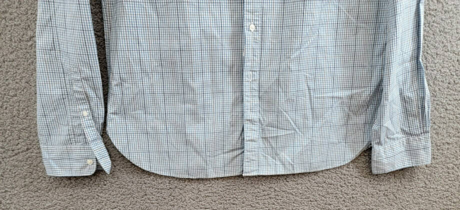 The Men's Store at Bloomingdale's Stretch Slim Fit Button Up Shirt Men's L Slate