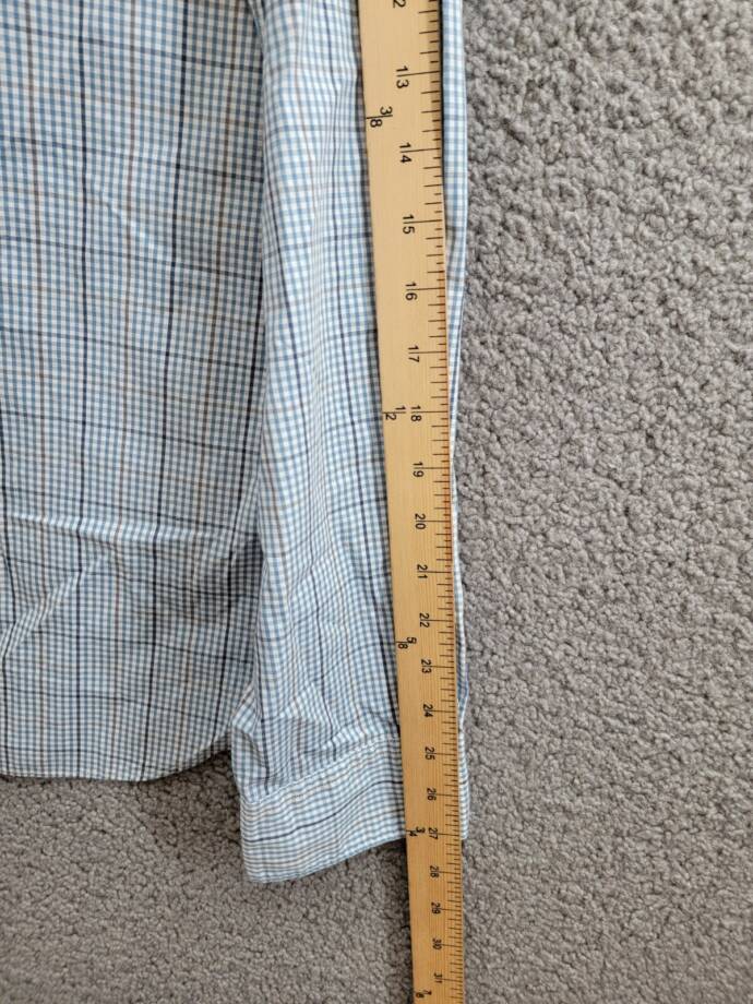 The Men's Store at Bloomingdale's Stretch Slim Fit Button Up Shirt Men's L Slate