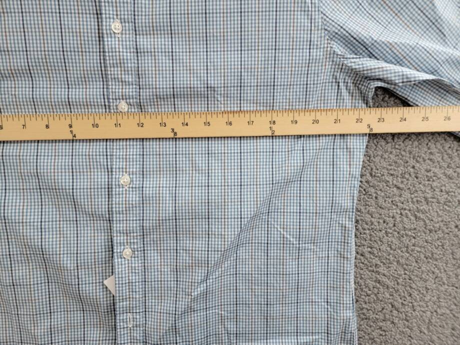 The Men's Store at Bloomingdale's Stretch Slim Fit Button Up Shirt Men's L Slate