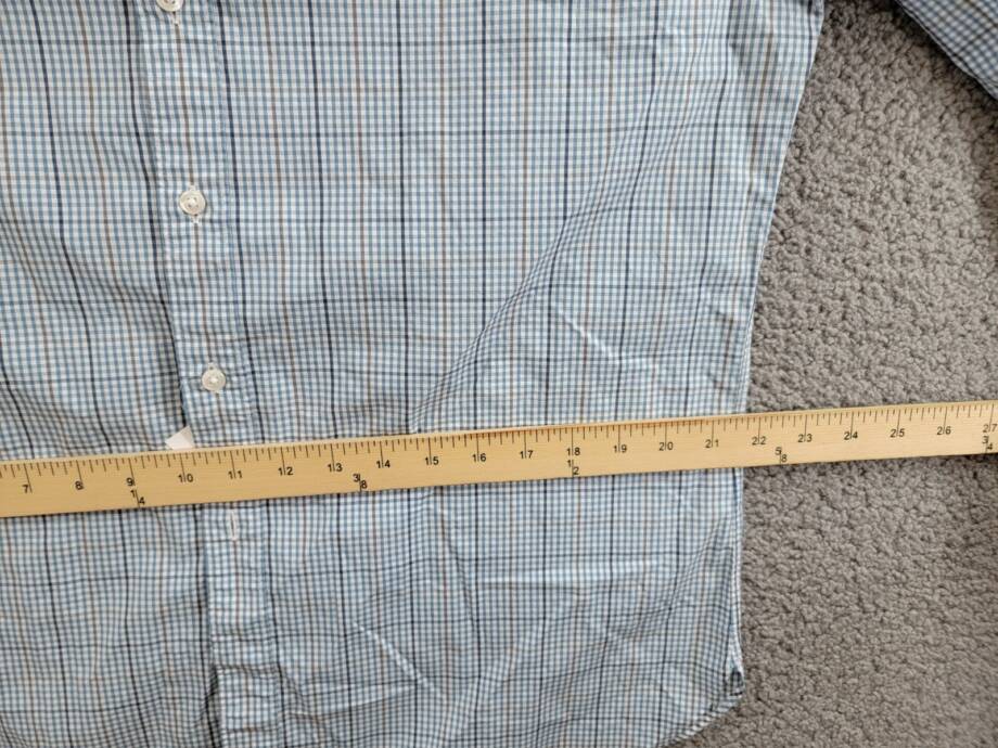 The Men's Store at Bloomingdale's Stretch Slim Fit Button Up Shirt Men's L Slate