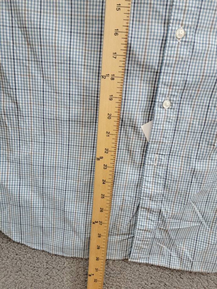 The Men's Store at Bloomingdale's Stretch Slim Fit Button Up Shirt Men's L Slate