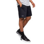 Under Armour Tech™ Mesh Shorts Men's M Black Side Pockets Elastic Waist Pull On