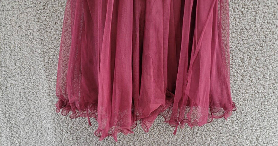 Speechless Rhinestone Bodice Special Occasion Dress Big Girls 10 Wine Back Zip