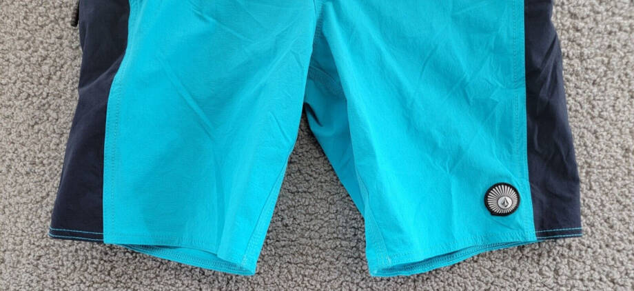 Volcom Minxed Liberators Swim Trunk Big Boys 28 Electric Blue Drawstring Waist