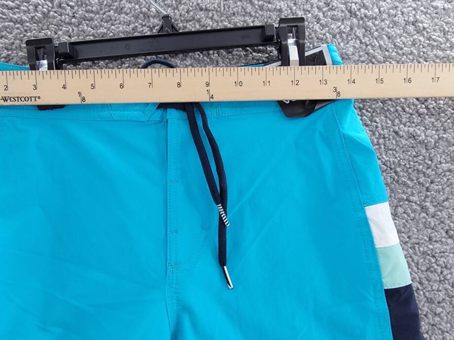 Volcom Minxed Liberators Swim Trunk Big Boys 28 Electric Blue Drawstring Waist