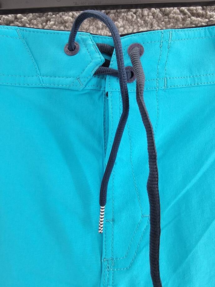 Volcom Minxed Liberators Swim Trunk Big Boys 28 Electric Blue Drawstring Waist