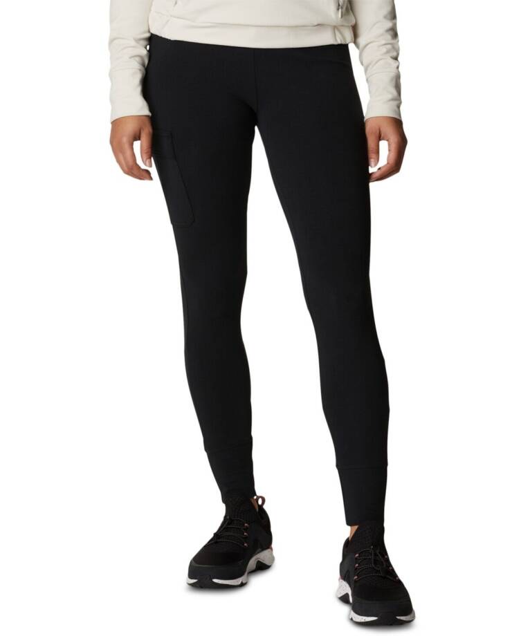 Columbia Trek Leggings Women's XS Black Drawstring Elastic Waistband
