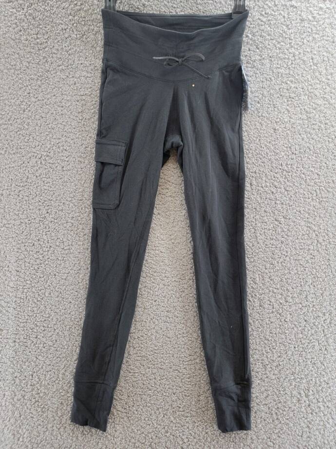 Columbia Trek Leggings Women's XS Black Drawstring Elastic Waistband