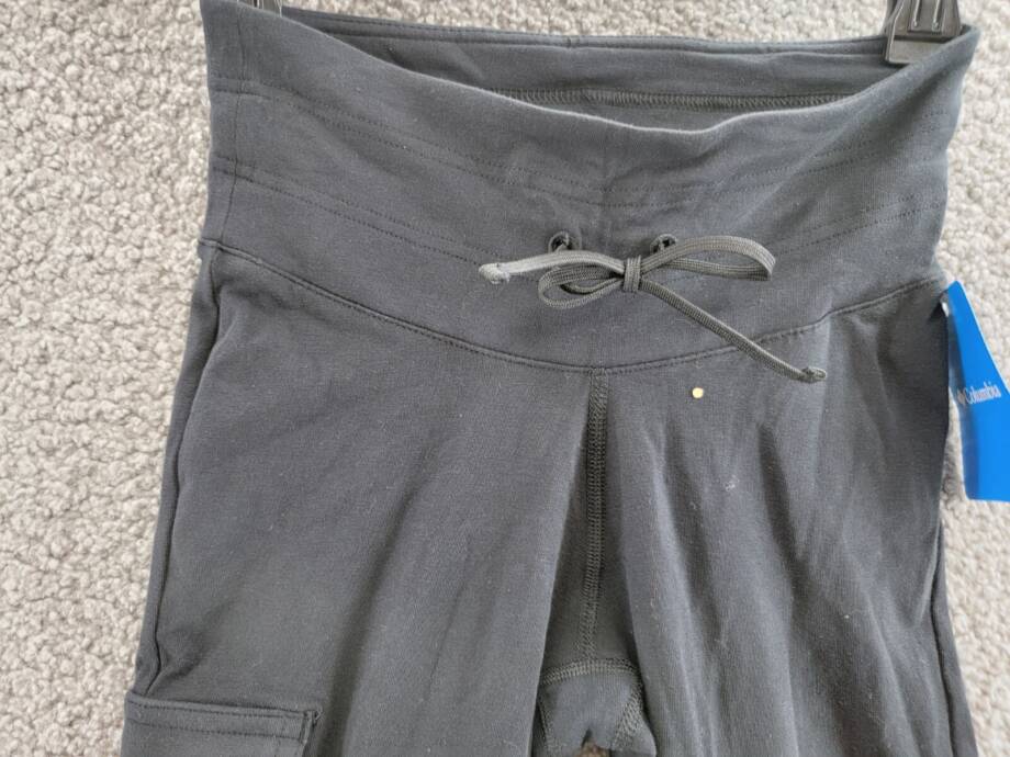 Columbia Trek Leggings Women's XS Black Drawstring Elastic Waistband