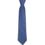 The Men's Store at Bloomingdale's Large Medallion Silk Classic Tie Men's 8 Navy
