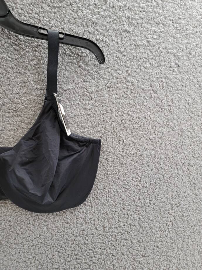 Wacoal Inner Sheen Underwire Bra Women's Plus Size 36G Black Hook & Eye Closure