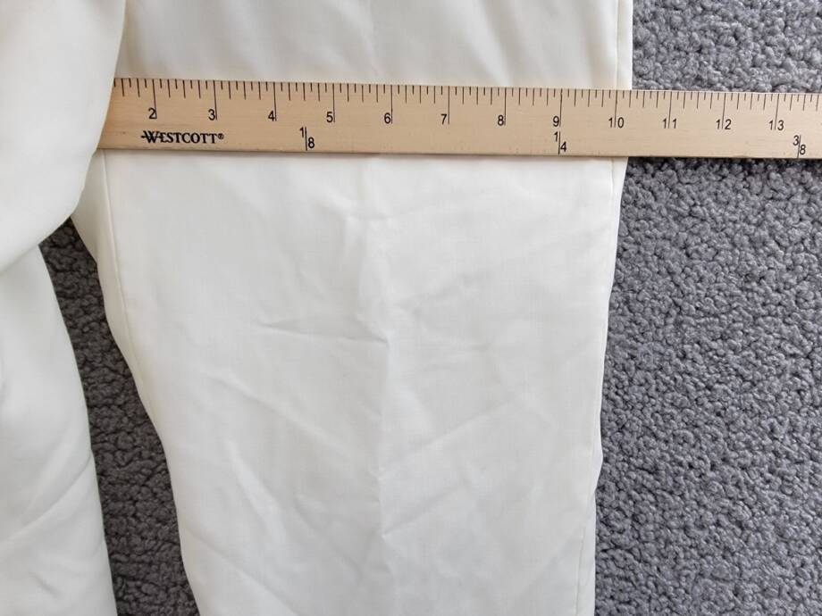 Lauren Ralph Lauren Wool Dress Pants Boys 14R Off White Zip Hook & Bar Closure