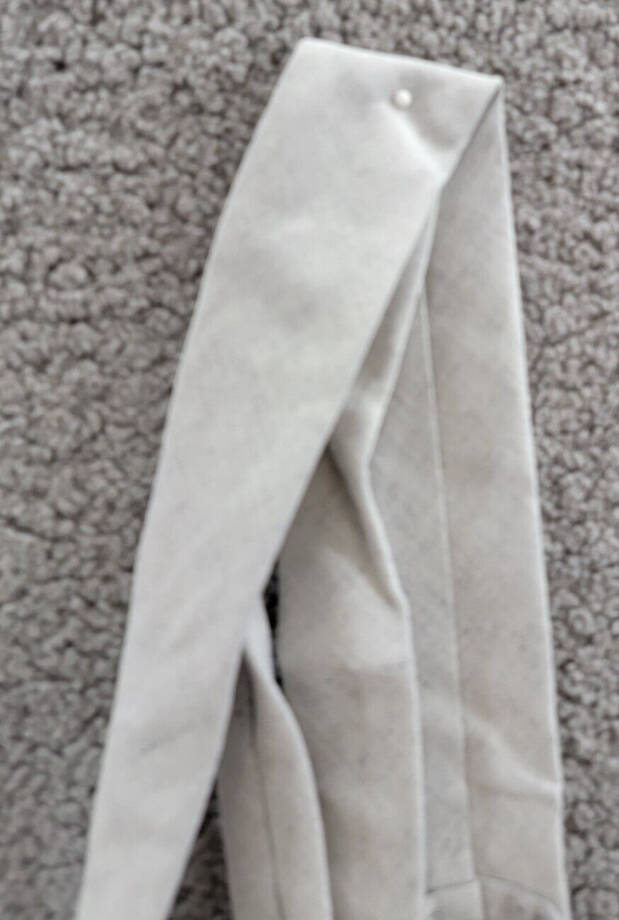 HUGO Linen Blend Jacquard-woven Tie Men's One Size Gray Adjustable