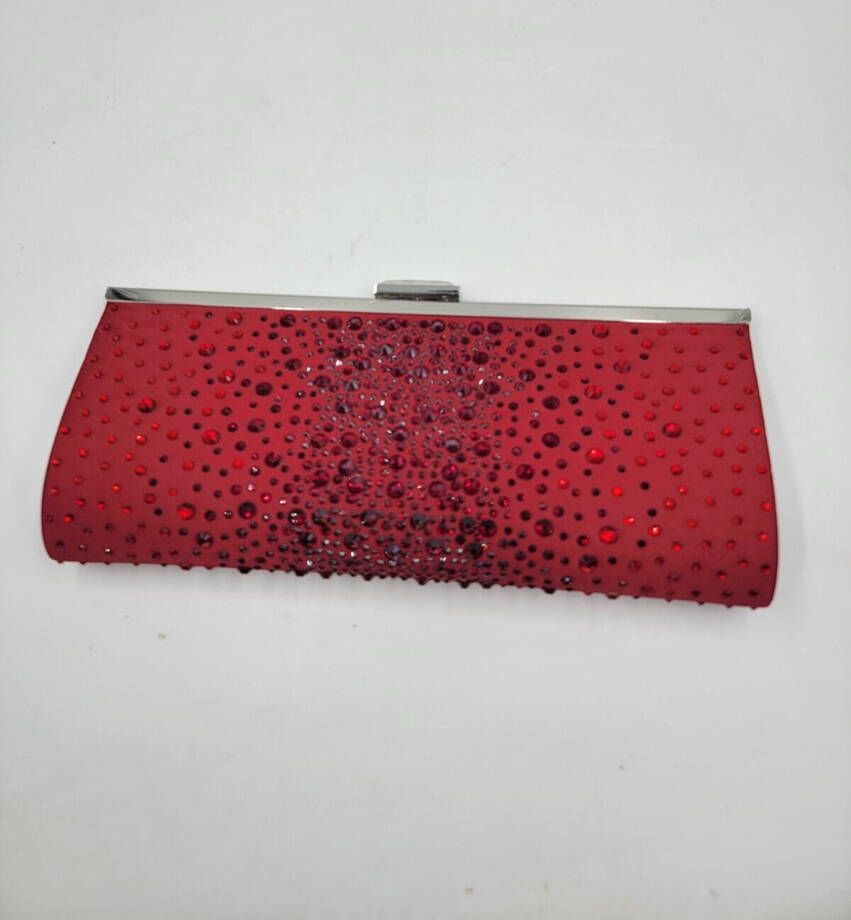 I.N.C. International Concepts Carolyn Ombre Gem Clutch Women's One Size Bordeaux