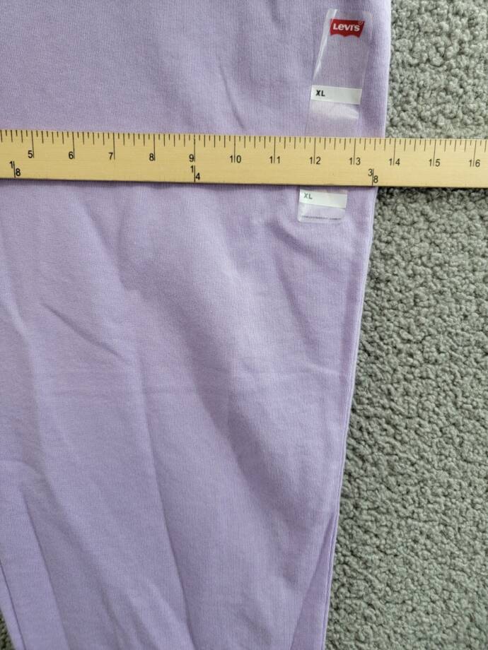 Levi's Everyday Sweatpants Women's XL Purple Rose Tapered Elastic Waist Pull On