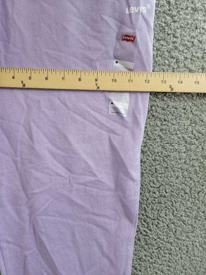 Levi's Everyday Sweatpants Women's M Purple Rose Tapered Elastic Waist Pull On