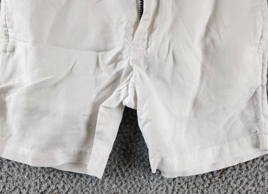 Polo Ralph Lauren Straight Fit Linen Blend Shorts Boys 4 Deckwash White Pockets