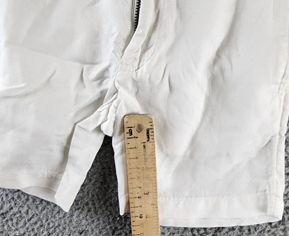 Polo Ralph Lauren Straight Fit Linen Blend Shorts Boys 4 Deckwash White Pockets