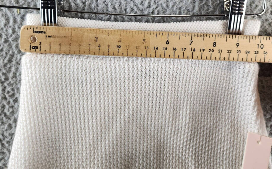 AQUA Crochet Skirt Girls' S 7/8 White Elasticized Waistband A-line Silhouette