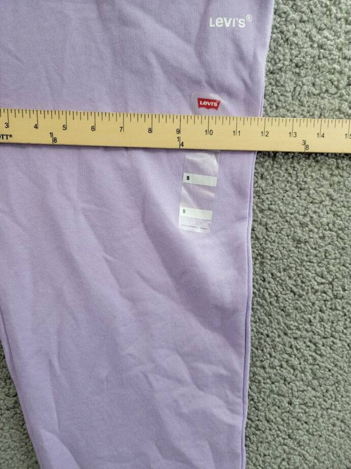 Levi's Everyday Sweatpants Women's S Purple Rose Tapered Elastic Waist Pull On