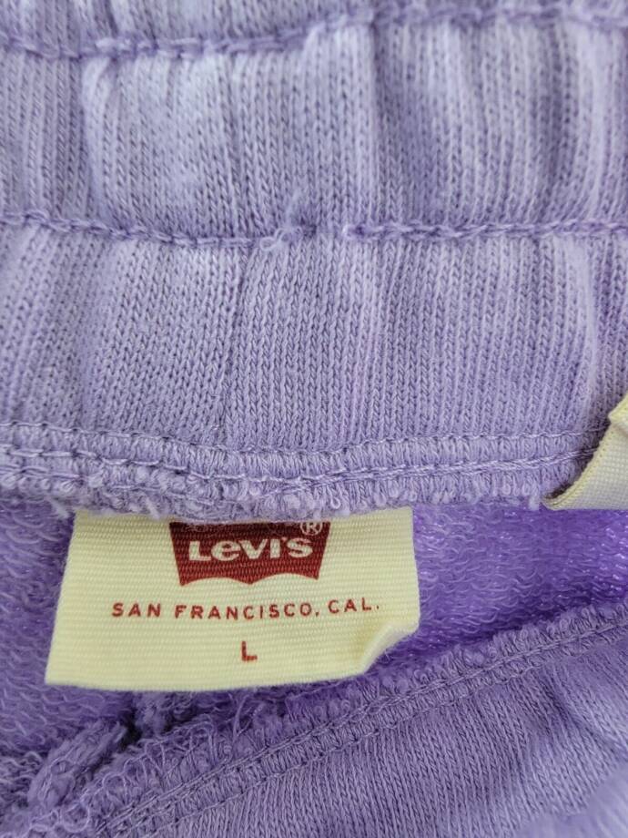 Levi's Everyday Sweatpants Women's L Purple Rose Tapered Elastic Waist Pull On