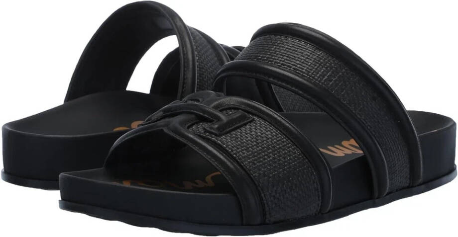 Sam Edelman Rowan Slide Footbed Sandal Women's 5M Black Slip On