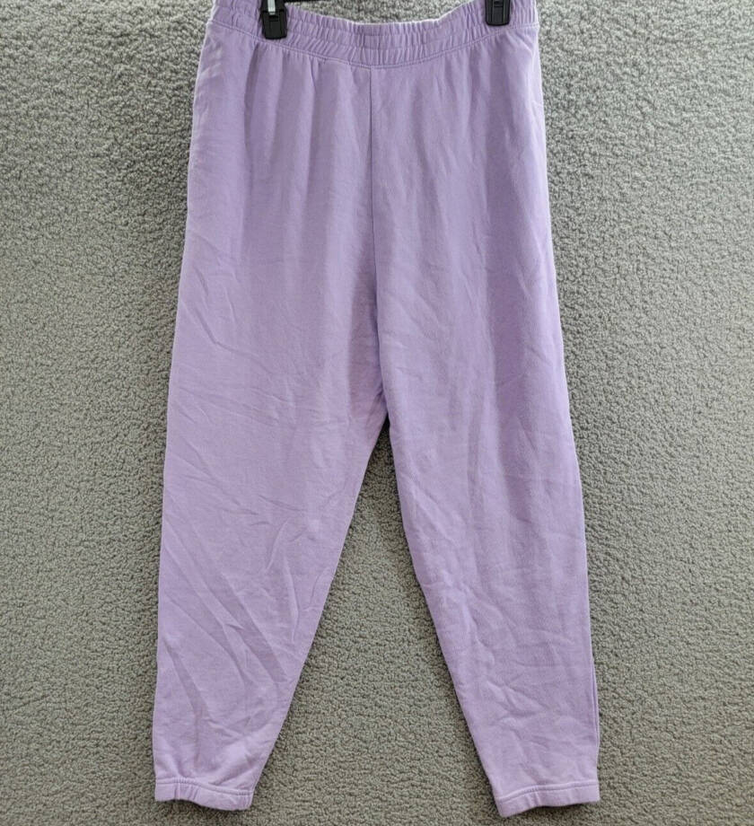 Levi's Everyday Sweatpants Women's L Purple Rose Tapered Elastic Waist Pull On