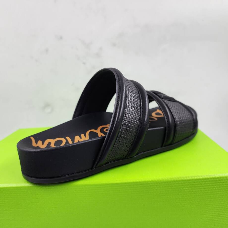 Sam Edelman Rowan Slide Footbed Sandal Women's 5M Black Slip On