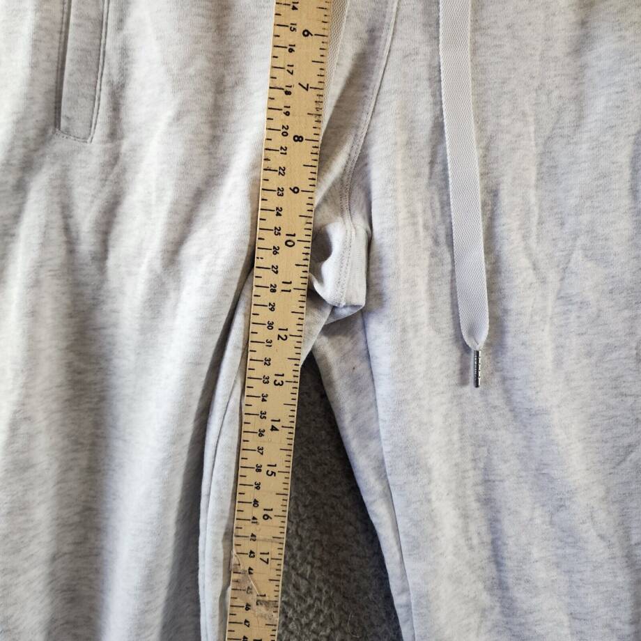 Calvin Klein Cropped Drawstring-Waist Pants Women's XS Optic Heather Pullon