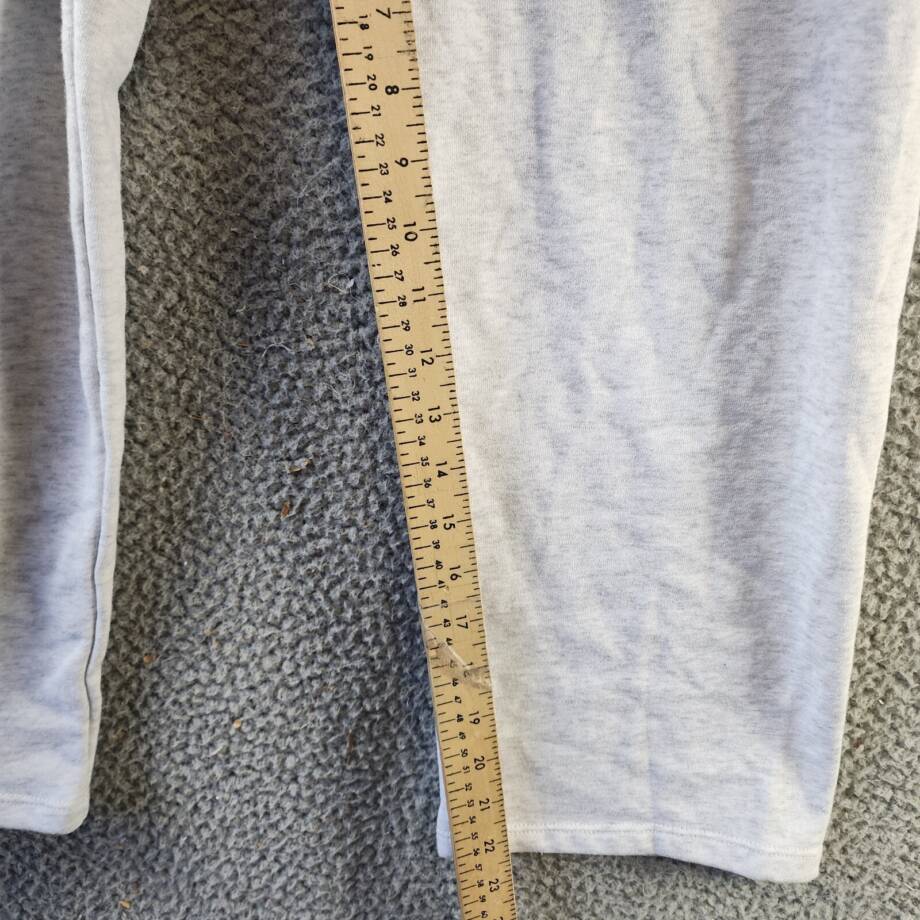 Calvin Klein Cropped Drawstring-Waist Pants Women's XS Optic Heather Pullon