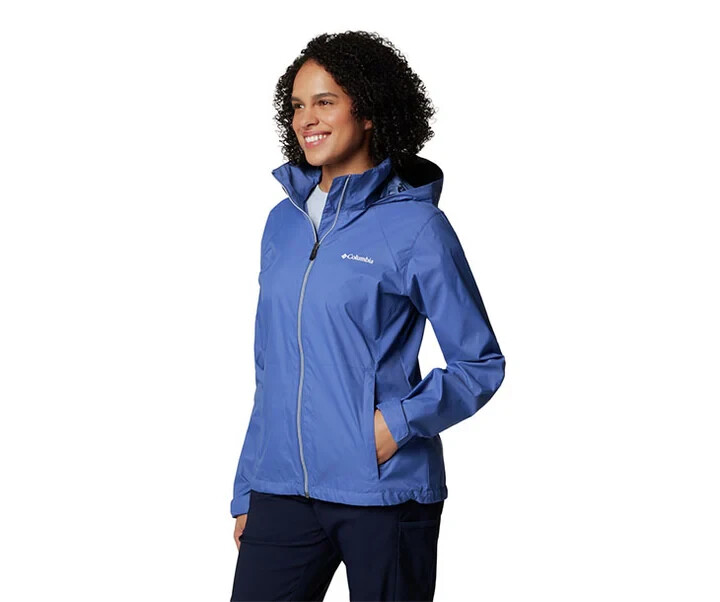 Columbia Switchback III Waterproof Packable Rain Jacket Women's XS Eve Full Zip